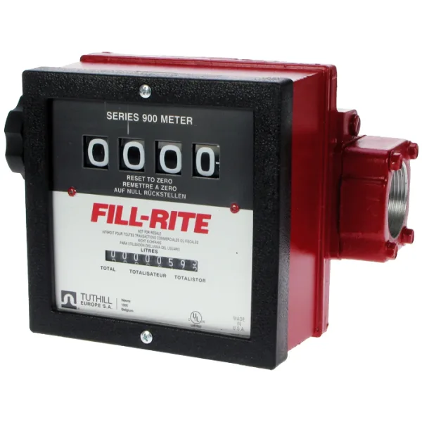 Hytek 1.5″ Mechanical Fill-Rite 901- 4 Digit Fuel Flow Meter For Diesel & Petrol – ATEX Certified